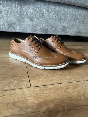 Johnston & Murphy Kids Brown Dress Shoes
